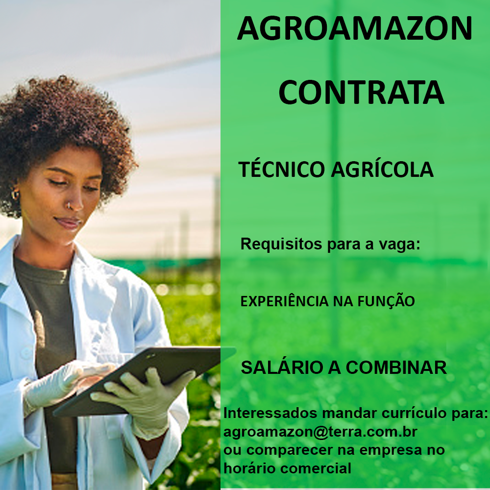 Vaga Técnico Agrícola!!!